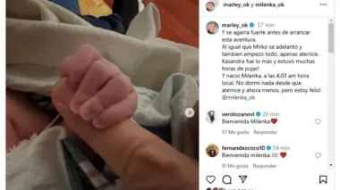Nació la hija de Marley