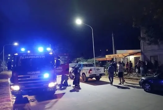 se incendió una rotisería en Charata