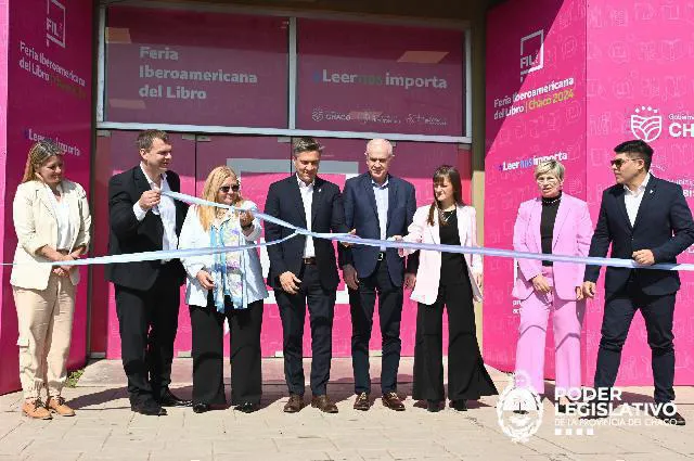 El Poder Legislativo acompaña la apertura de la Feria Iberoamericana del Libro 2024 en Resistencia