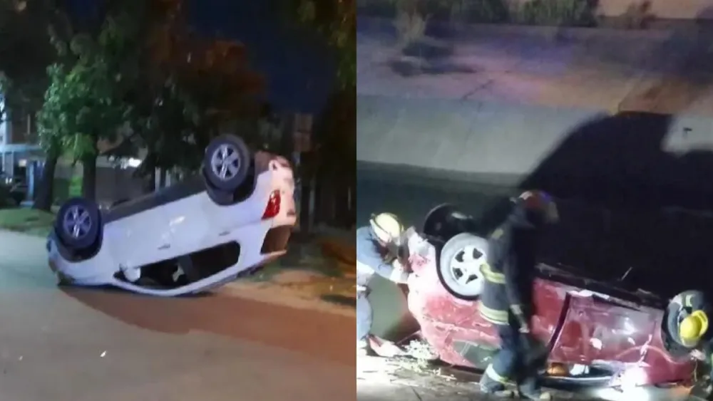 madrugada de accidentes