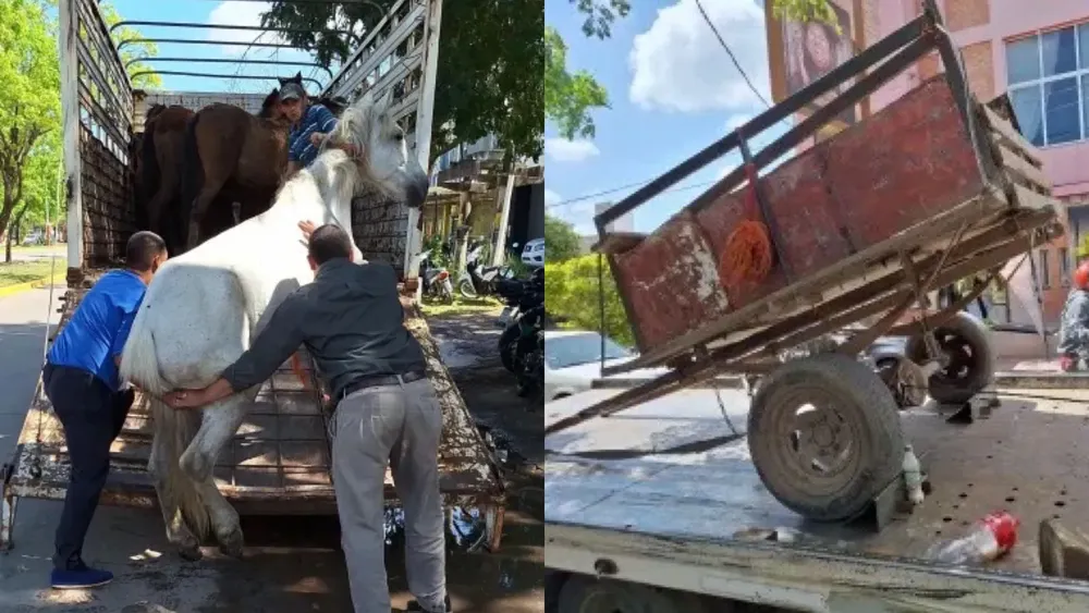 sacaron un carro que circulaba por el macrocentro de Resistencia 