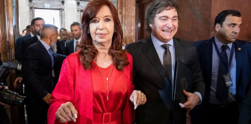Milei a CFK