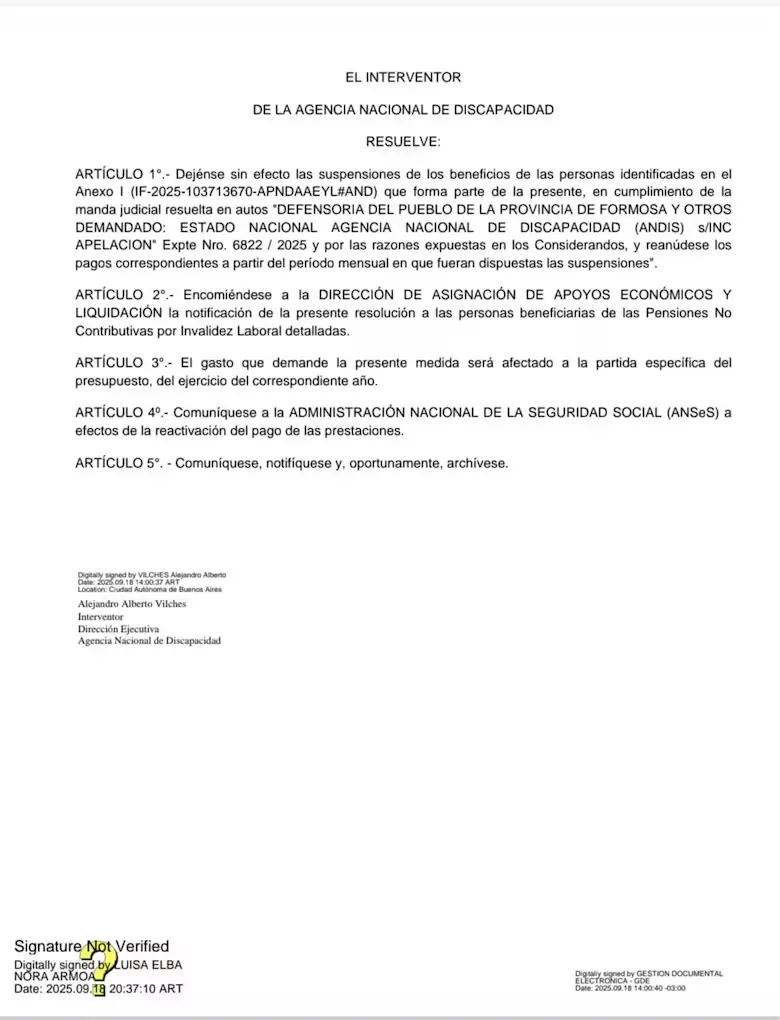 discapacidad documento