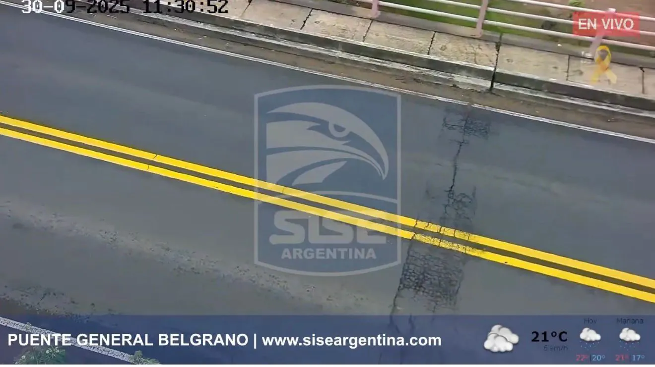 alerta en el puente