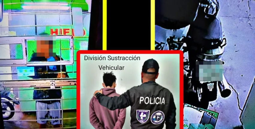 lograron detener a un joven acusado de participar en un violento robo a mano armada