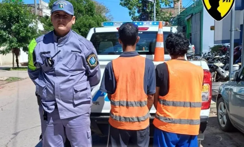 Dos 'trapitos' fueron detenidos