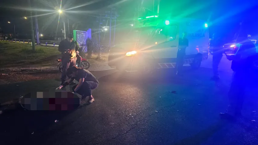 accidente en av sarmiento