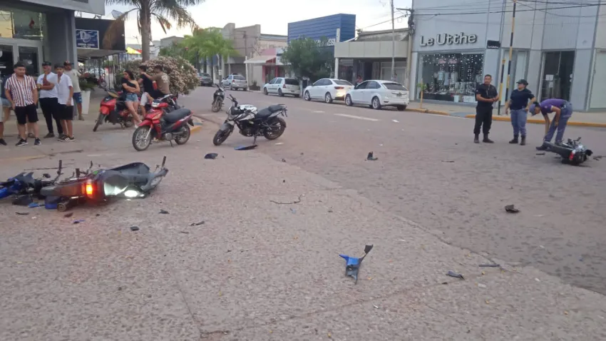 un motociclista chocó y falleció