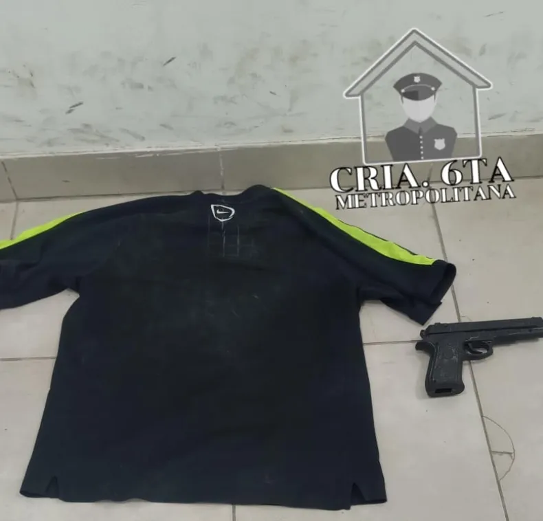 denunciaron a un hombre armado, pero era de juguete
