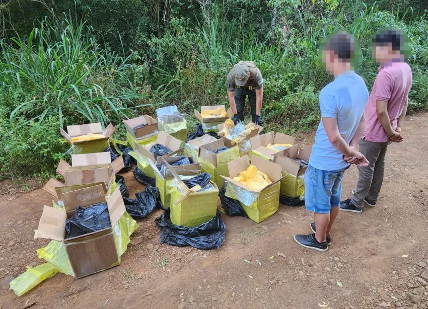 Incautaron 96 kilos de marihuana