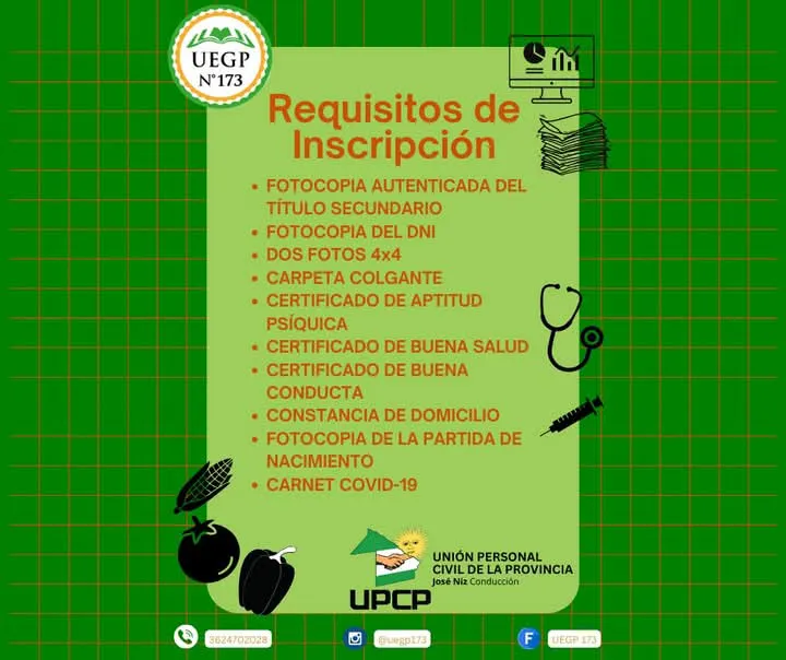 requisitos de inscripcion tecnicaturas