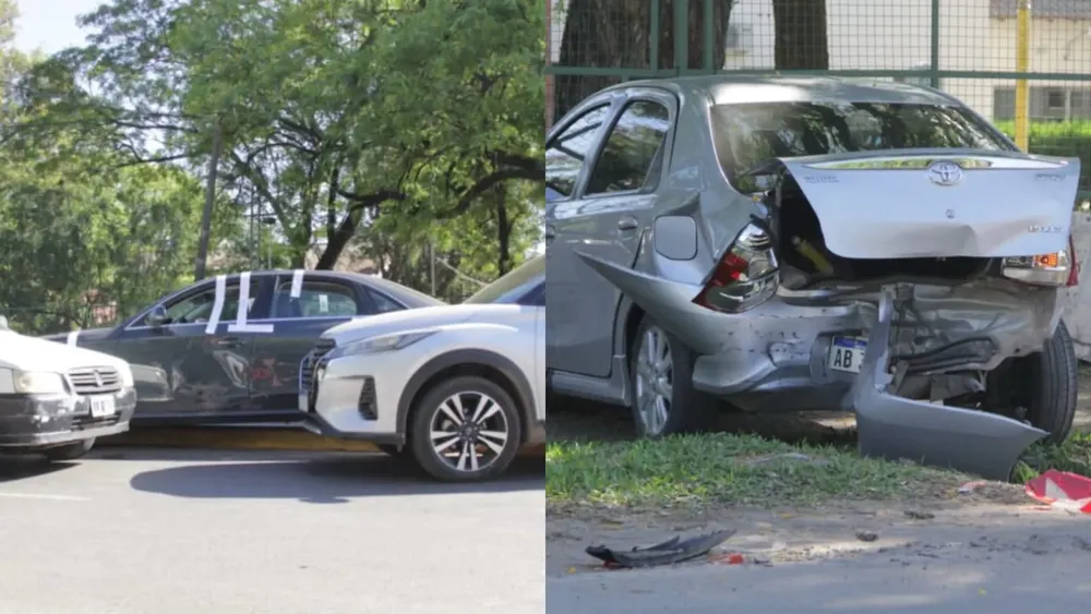 Siniestro en cadena al costado de la UNNE