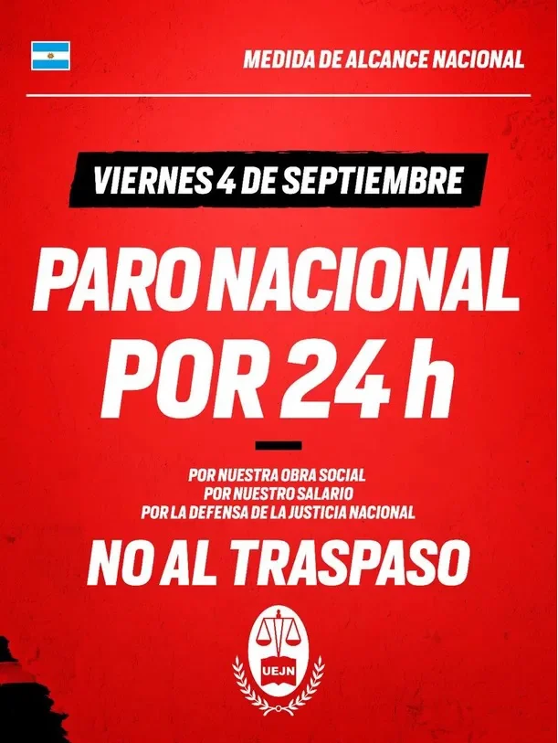 paro nacional- judiciales