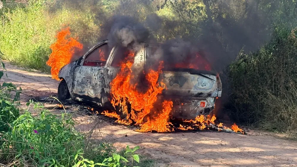auto quemado