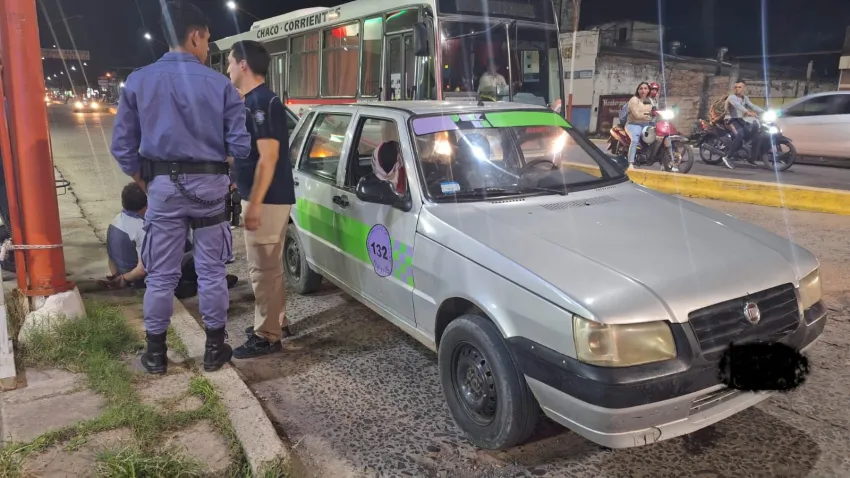 El conductor fue demorado y sancionado. 