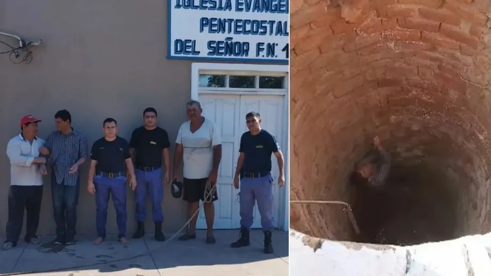 Denunciaron la desaparición de un hombre y se había caído a un pozo de agua