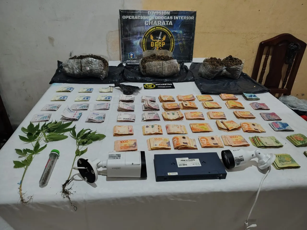 chaco drogas y plata