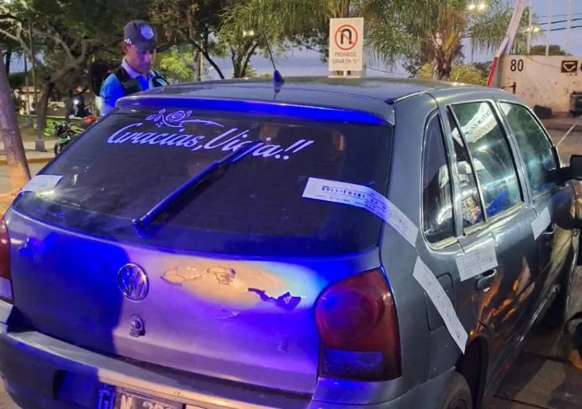 conducía borracho y sin papeles