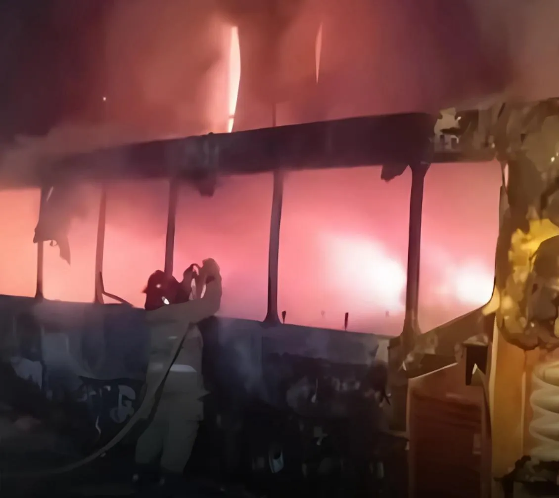 se indencio un colectivo