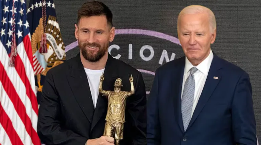 Messi es el primer argentino en obtener la máxima condecoración civil de EE.UU