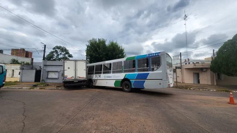 Violento choque en el macrocentro de Resistencia1