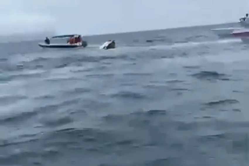 Choque de lanchas en Brasil