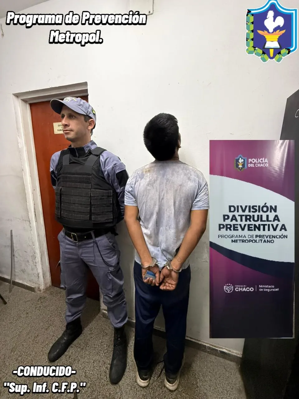 detenido por agresion