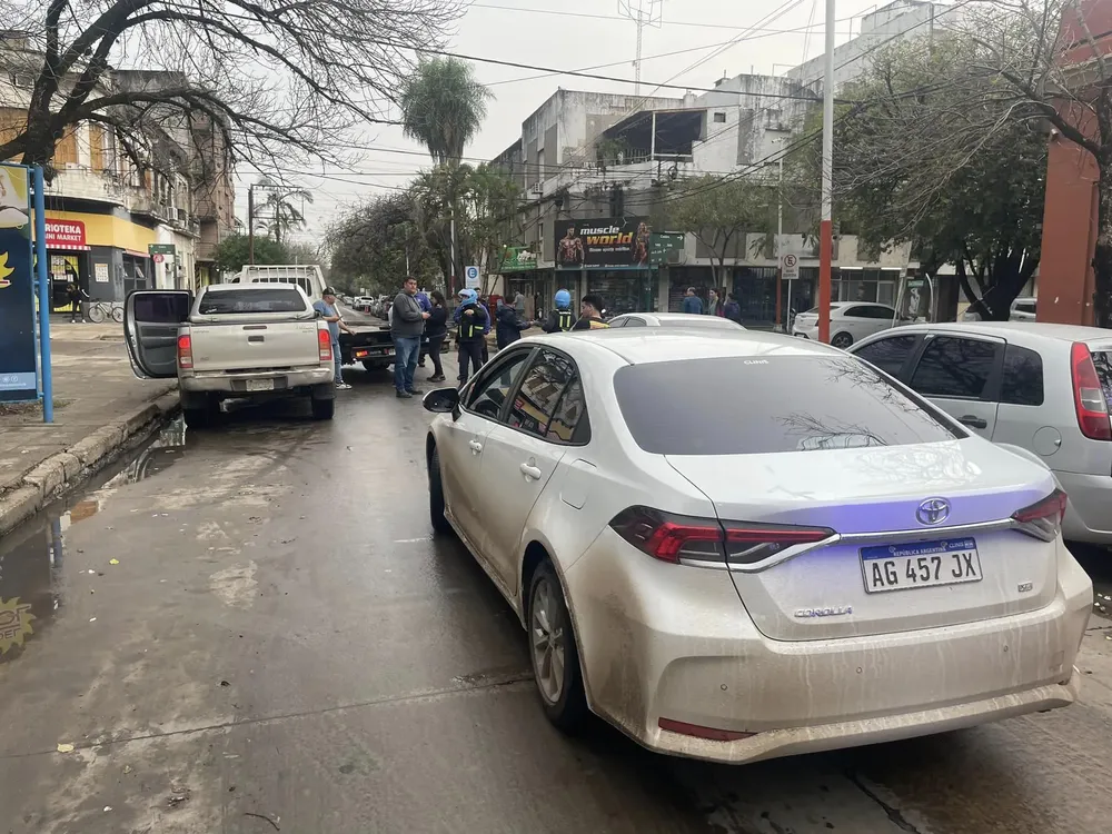 Manejaban borrachos en pleno centro de Resistencia 1