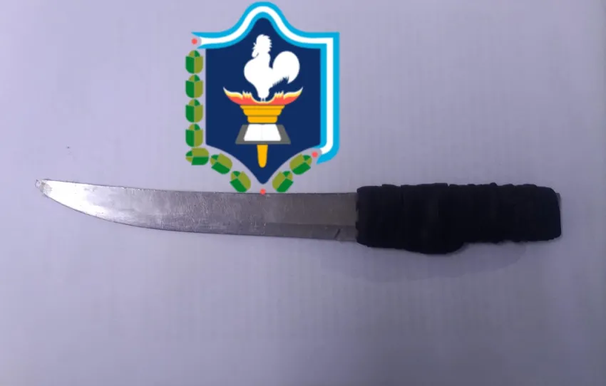 cuchillo con los que acuchillo a la mujer