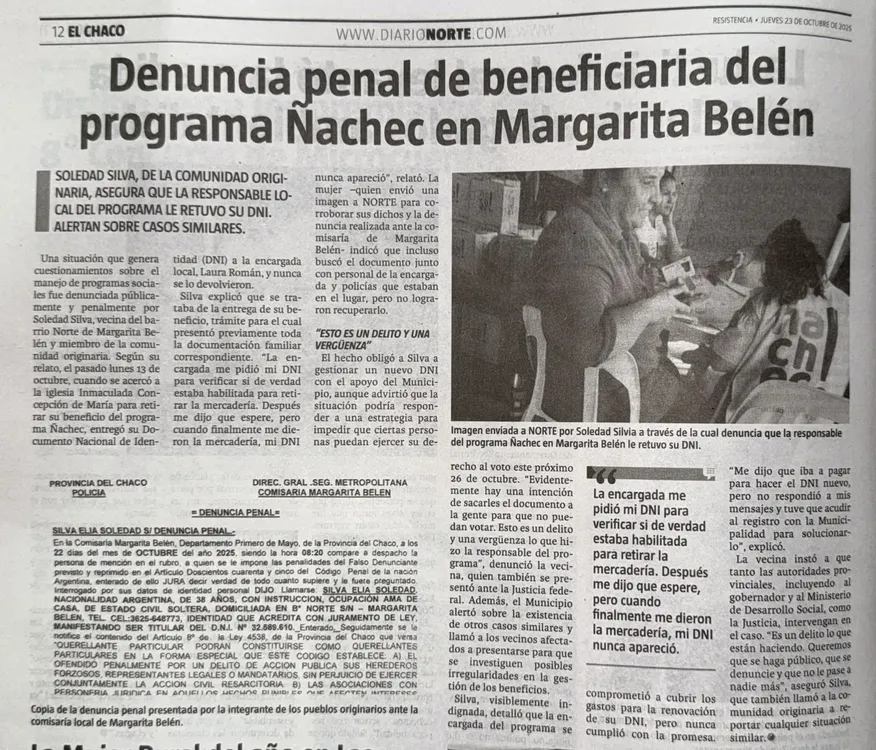 denuncia penal