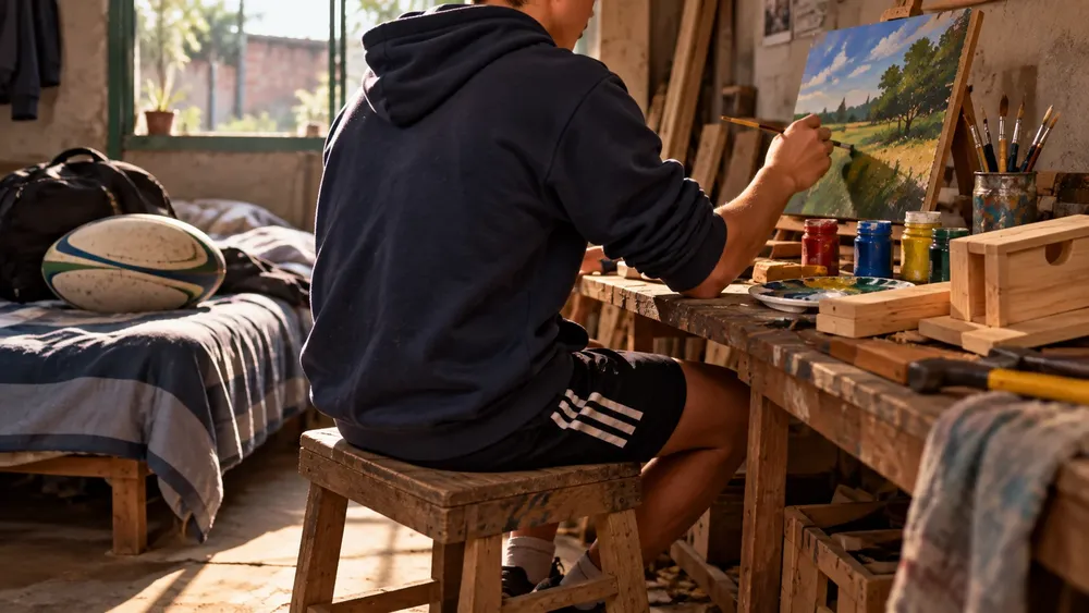 Joven-artista-en-su-taller-rustico